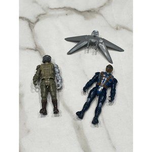 Greenbrier Toy Green Blue Military Character Figures Set Of 2 And Access…